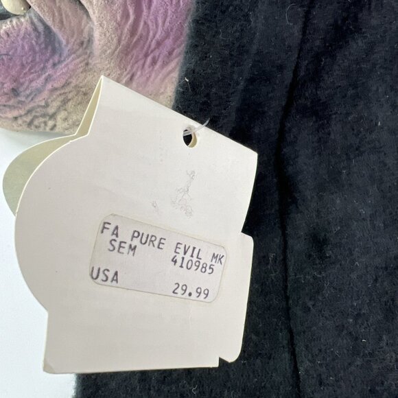 Vintage Spencer Gifts Evil Horned Mask Adult Hooded Style One Size Halloween USA - Picture 5 of 10